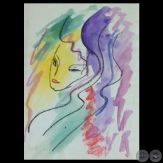 RASTRO DE MUJER - Técnica mixta de LILIANA SEGOVIA
